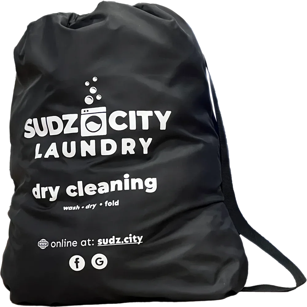 Sudz City dry cleaning bag